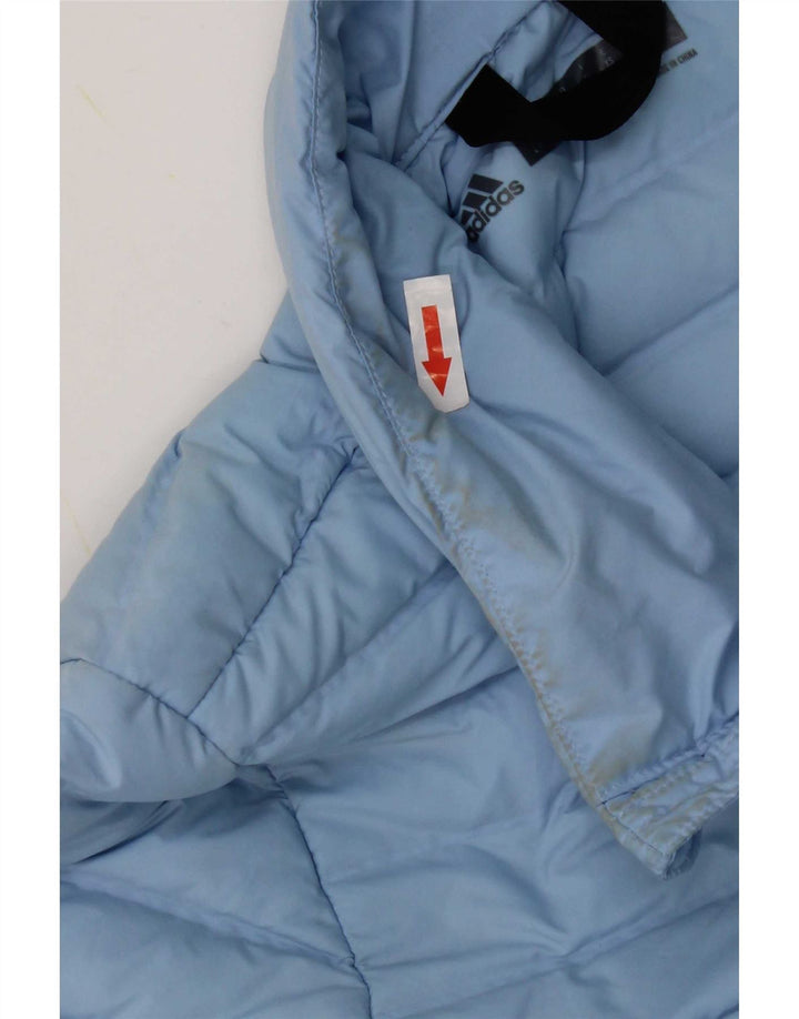 Giacca imbottita da donna Adidas UK 4/6 XS poliestere blu
