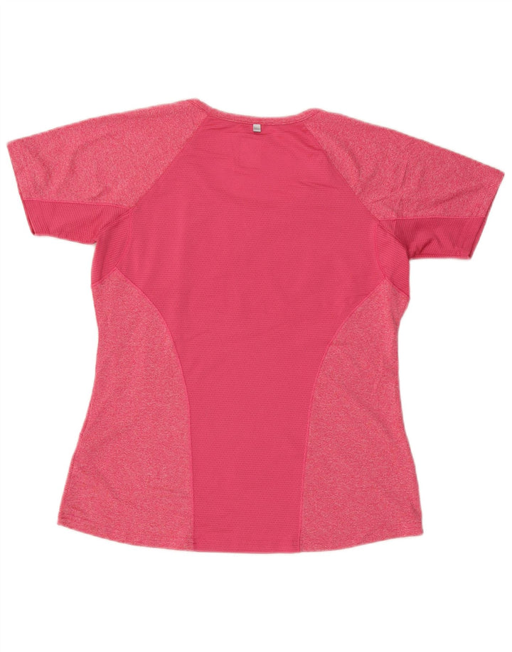 T-shirt da donna FILA Top UK 14 grande rosa poliestere