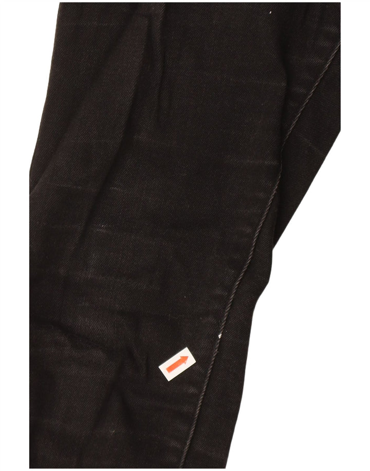 Jeans skinny a vita alta LEE Riders da donna US 9 Medium W24 L27 Cotone nero