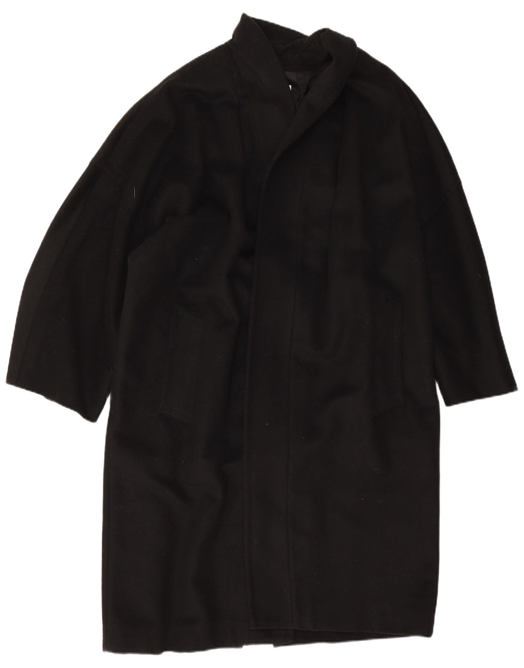 Cappotto aperto oversize da donna Ferre UK 14 grande nero