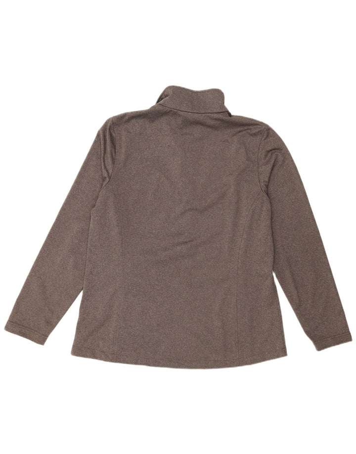 Giacca da tuta da uomo New Balance in poliestere grigio medio