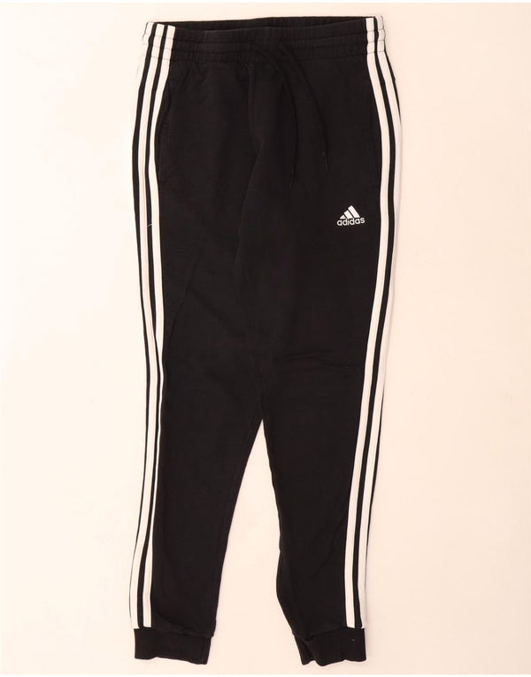 Pantaloni da tuta da donna Adidas Joggers UK 8/10 Small Black Cotton