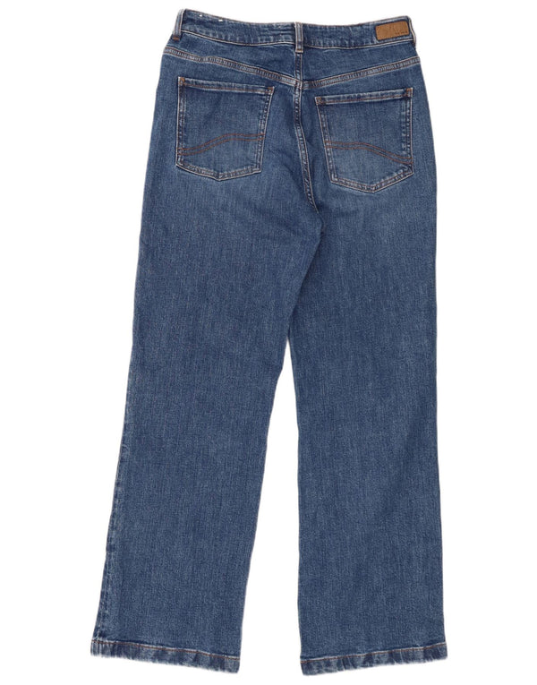 Fat Face Jeans da donna Elise a gamba larga UK 12 Medio W32 L30 Cotone blu