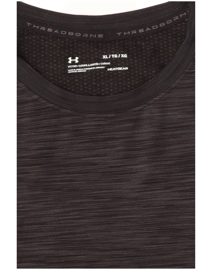 Maglietta da uomo Under Armour Top XL grigio chiazzato
