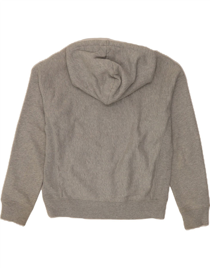 CHAMPION Womens Hoodie Jumper UK 14 Medium Grey Cotton Vintage Champion and Second-Hand Champion from Messina Hembry 