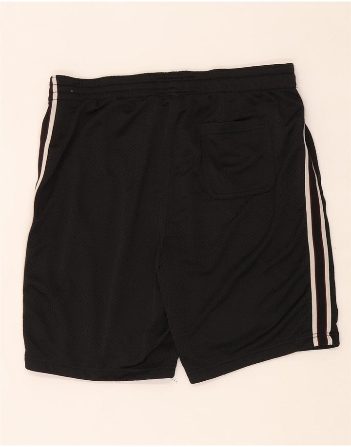 Pantaloncini sportivi grafici da uomo Abercrombie & Fitch poliestere nero medio