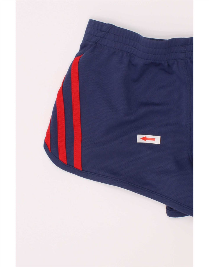 Pantaloncini sportivi Adidas per ragazze 4-5 anni in poliestere blu navy
