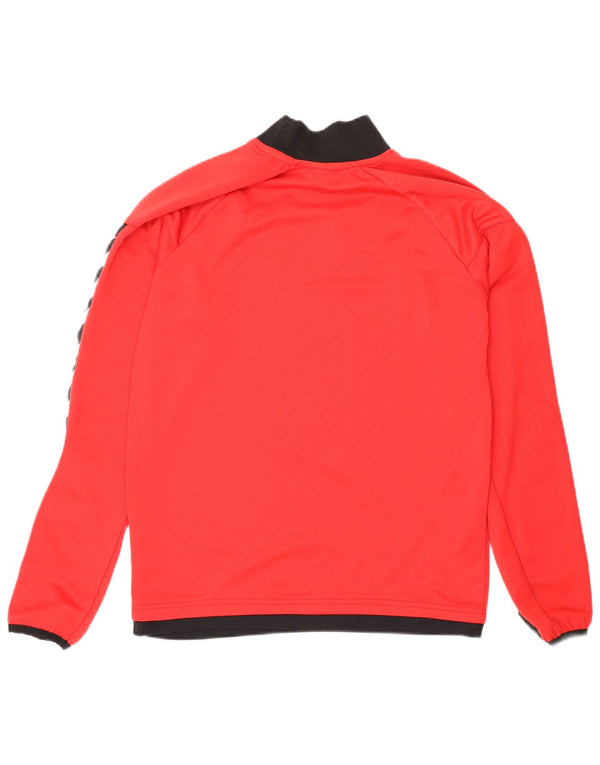 Top grafico per ragazzi Hummel a maniche lunghe 14-15 anni Large Red Colourblock