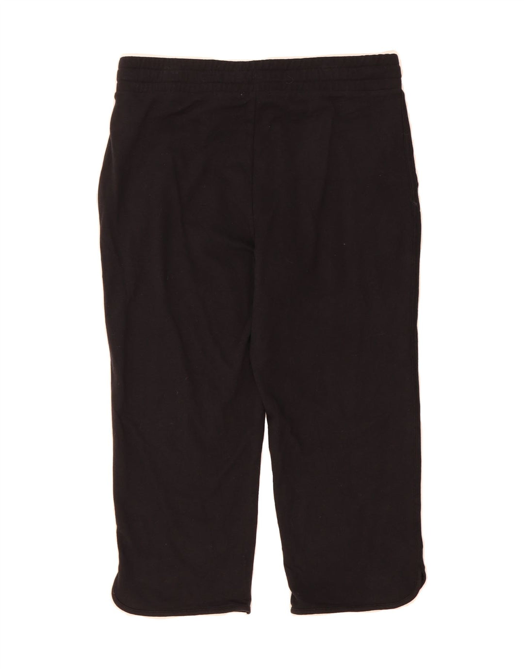 EDDIE BAUER Womens Capri Tracksuit Trousers UK 14 Medium  Black Cotton Vintage Eddie Bauer and Second-Hand Eddie Bauer from Messina Hembry 