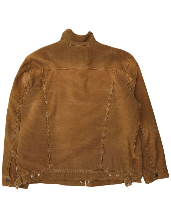 LEVI'S Giacca da uomo in velluto a coste Sherpa UK 44 2XL Cotone beige