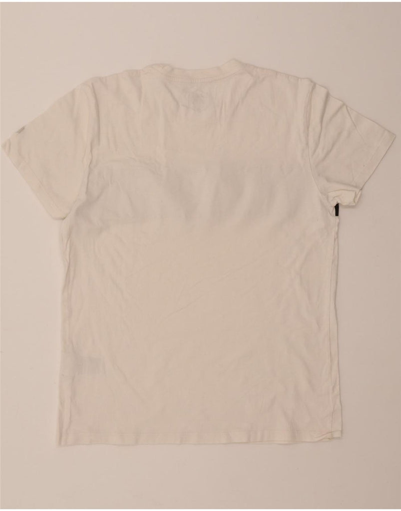 ASICS Womens Graphic T-Shirt Top UK 18 XL White Colourblock Cotton Vintage Asics and Second-Hand Asics from Messina Hembry 