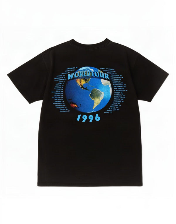 T-shirt vintage da uomo AC/DC Balbreaker World Tour 1996 grande nera