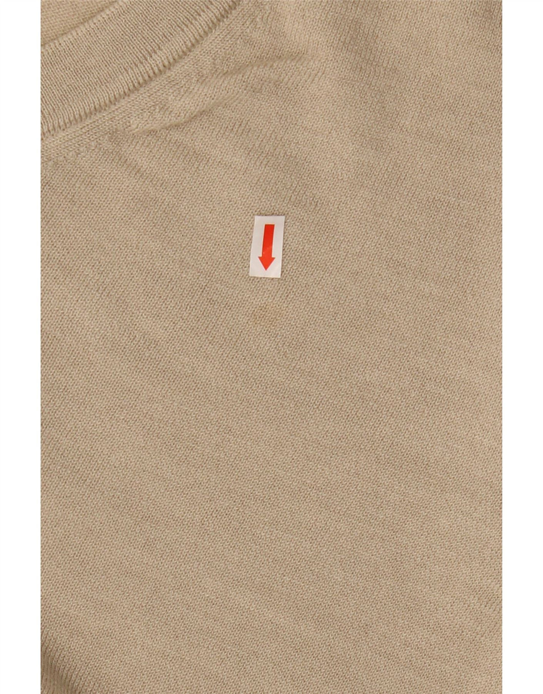 Maglione da uomo con scollo a V Marz IT 48 Lana beige medio