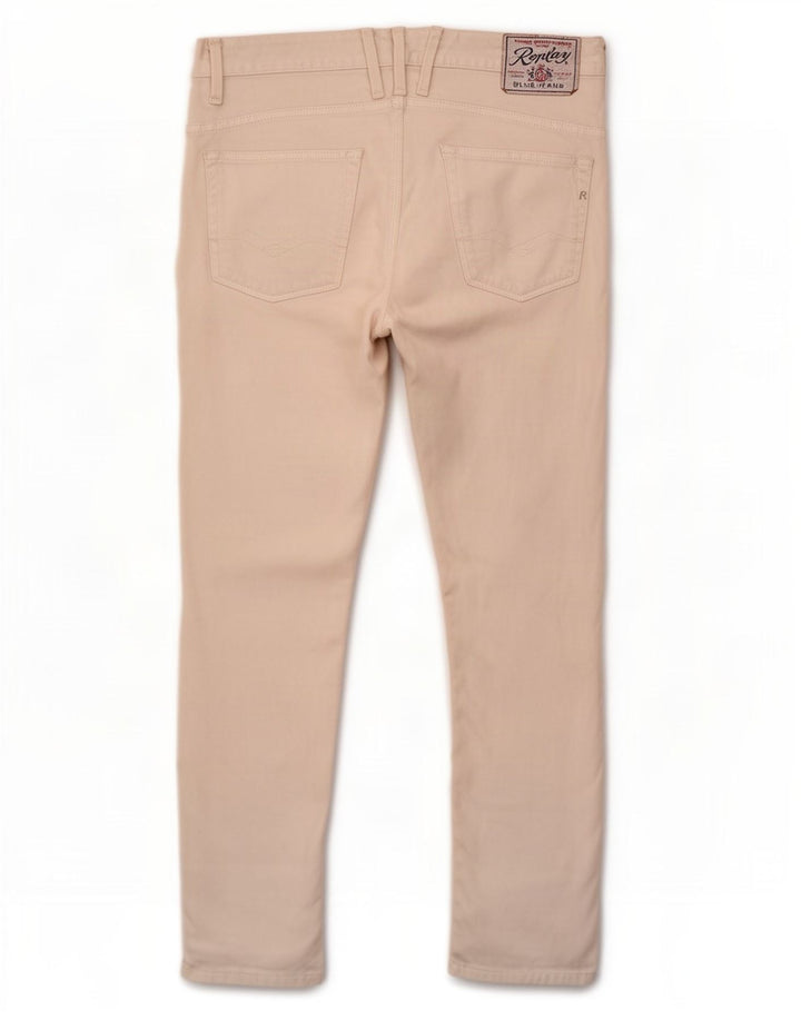 Replay Jeans dritti Jeto da uomo W32 L31 cotone bianco