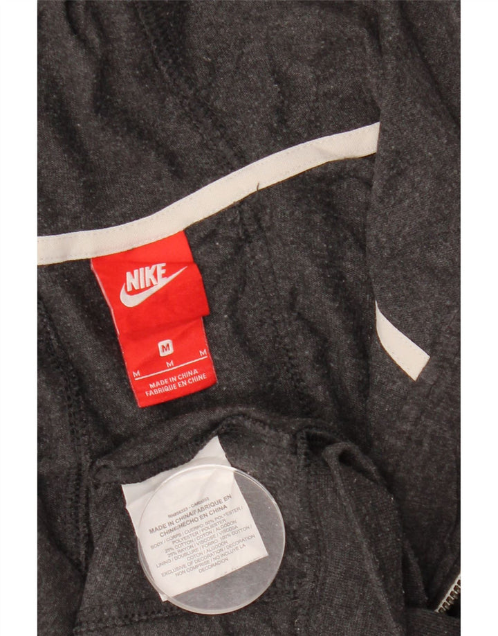 Felpa con cappuccio e zip da donna Nike UK 14 Poliestere grigio medio