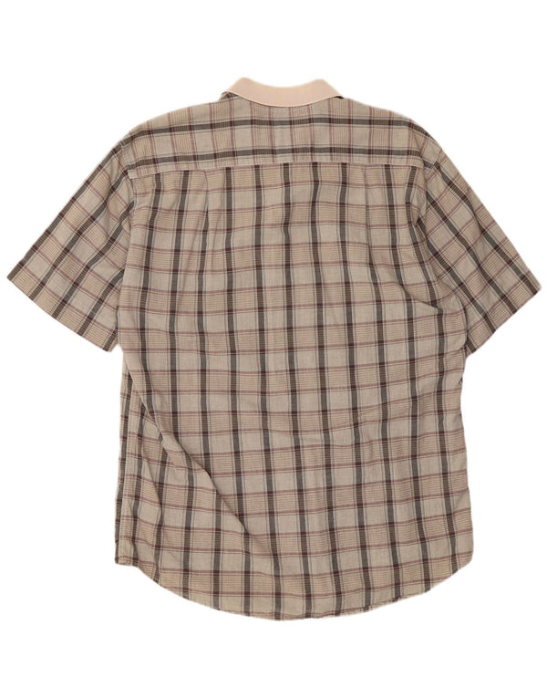 Levi's - Camicia pullover a maniche corte da uomo, a quadri grandi, multicolore