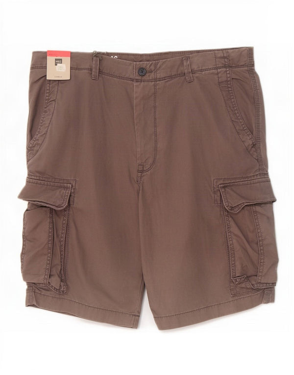Pantaloncini cargo da uomo Marks & Spencer W36 grandi in cotone grigio