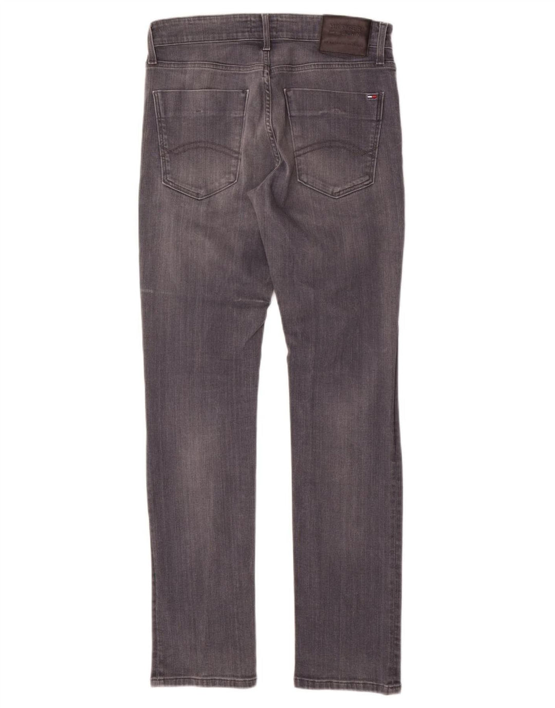 TOMMY HILFIGER Jeans slim da uomo W32 L32 cotone grigio