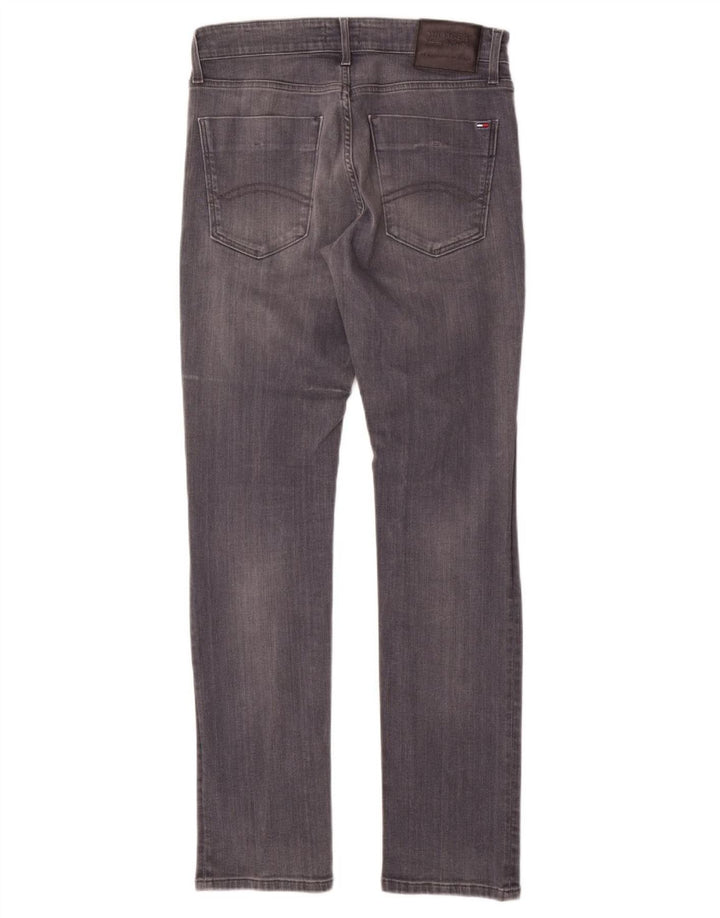 TOMMY HILFIGER Jeans slim da uomo W32 L32 cotone grigio