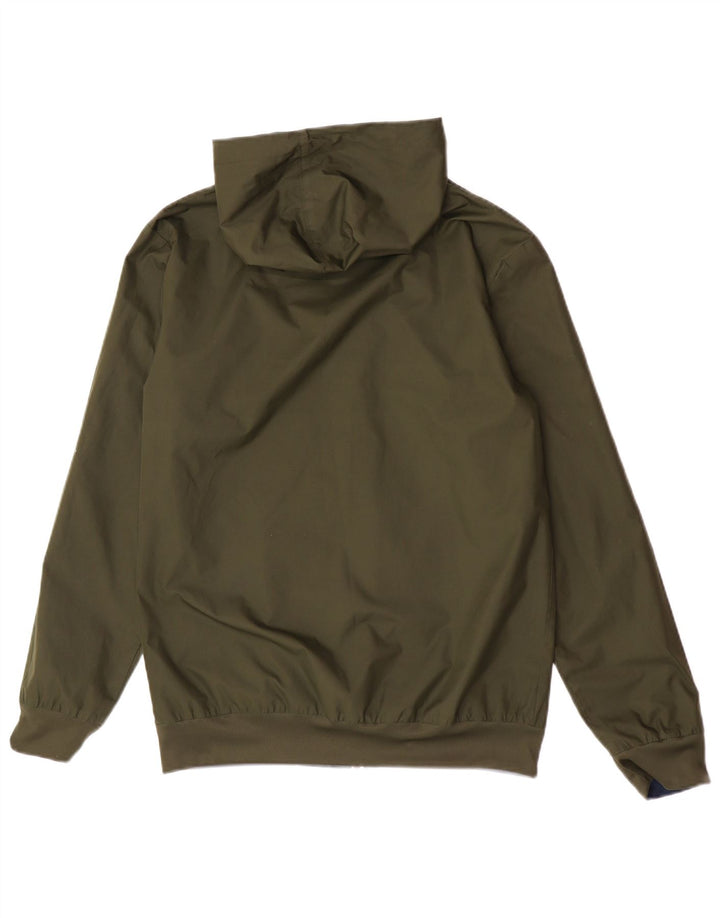 Giacca bomber reversibile da uomo con cappuccio Adidas UK 36 Small Khaki Poliestere