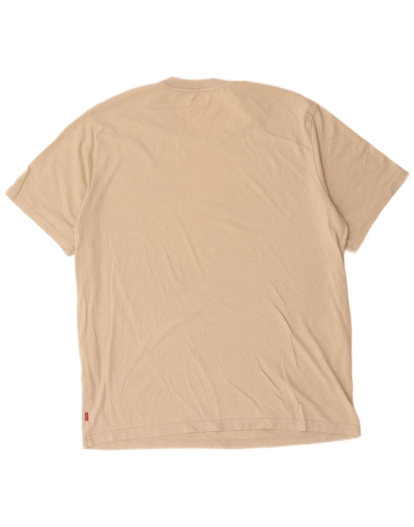 T-shirt grafica rilassata da uomo Levi's in cotone beige medio