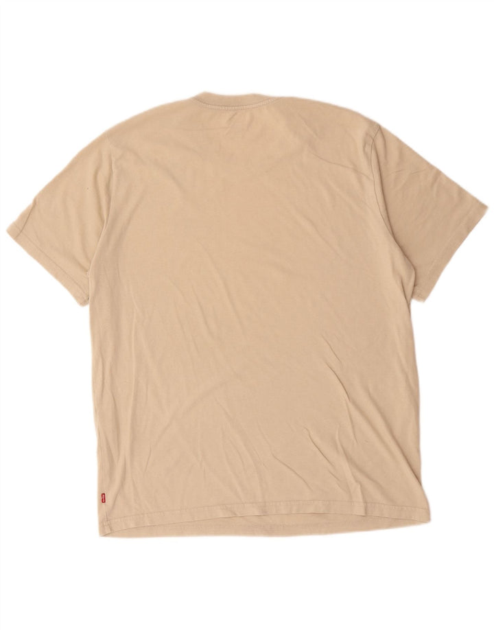 T-shirt grafica rilassata da uomo Levi's in cotone beige medio