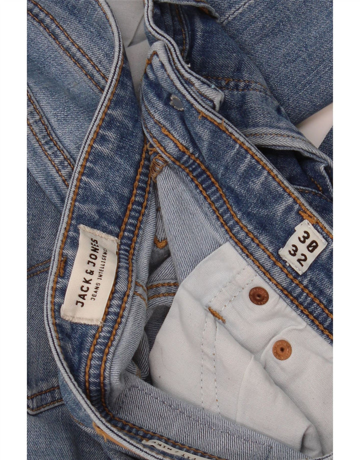 Jack & Jones Uomo Mike Slim Jeans W30 L32 Blu
