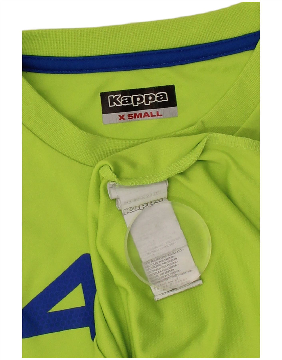 KAPPA Mens Graphic T-Shirt Top XS Green Polyester