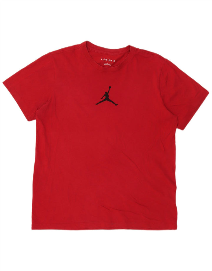 T-shirt da uomo Jordan Top grande in cotone rosso