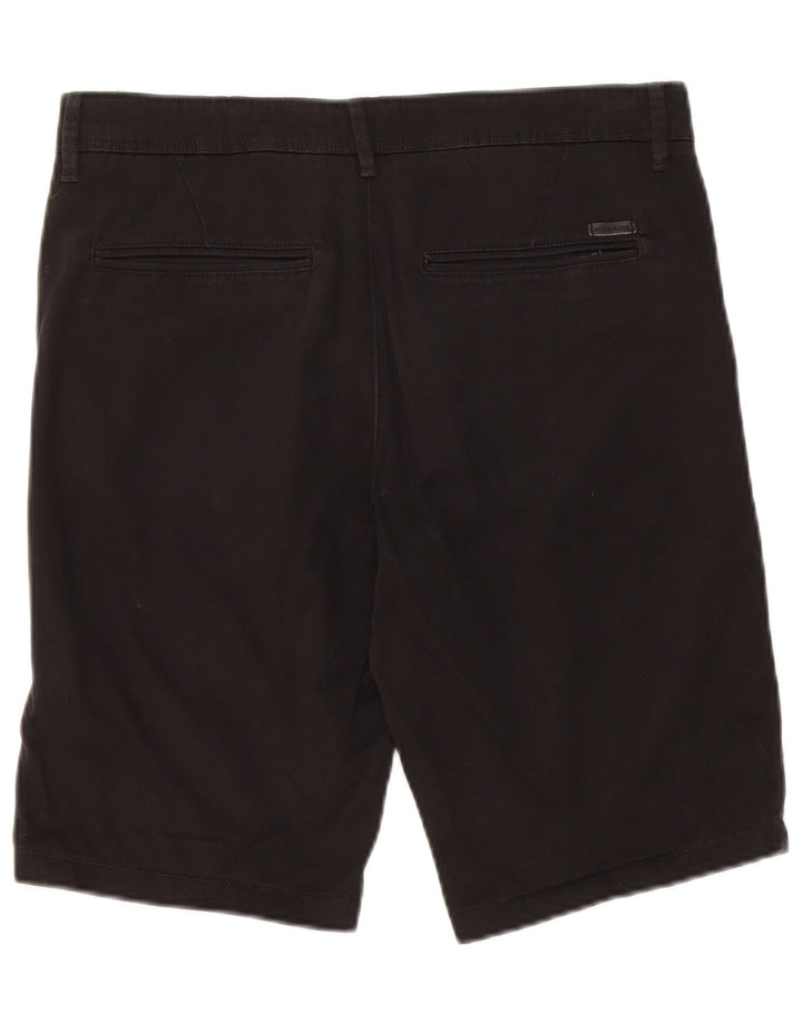 Pantaloncini chino da uomo Jack & Jones piccoli W29 in cotone nero