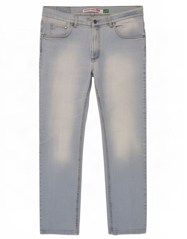 Jeans dritti slim da uomo Carrera 700 IT 50 Large W40 L30 cotone blu