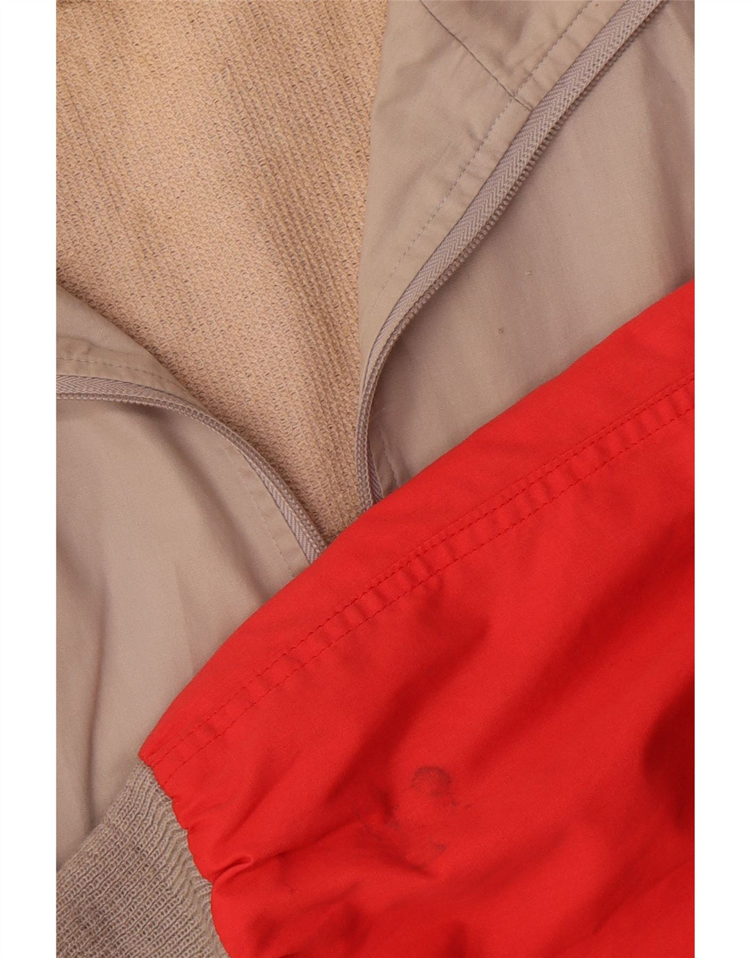 Giacca da tuta da uomo Adidas IT 54 XL Poliestere color block beige