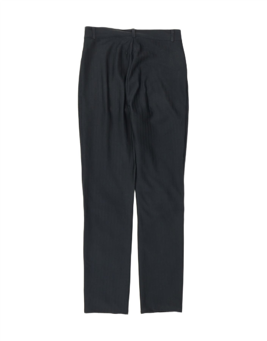 VINTAGE Womens Slim Suede Trousers W27 L28 Navy Blue Vintage Vintage and Second-Hand Vintage from Messina Hembry 