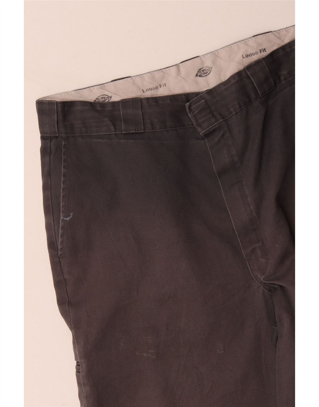 DICKIES Pantaloncini cargo larghi da uomo W36 grandi grigi