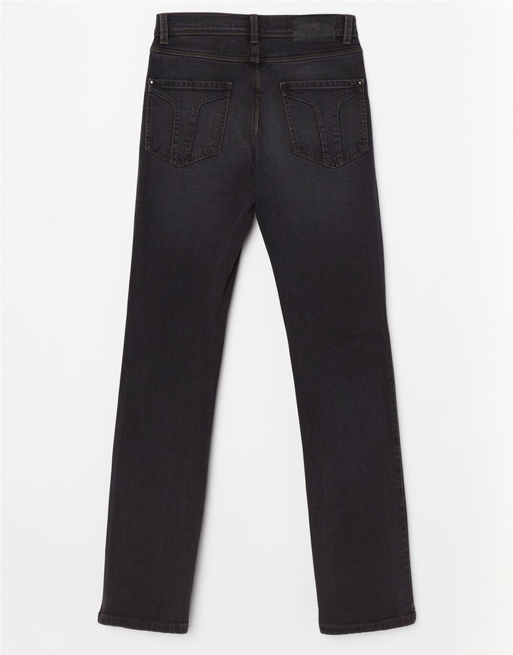 Jeans Straight Uomo Trussardi W29 L32 Cotone Grigio