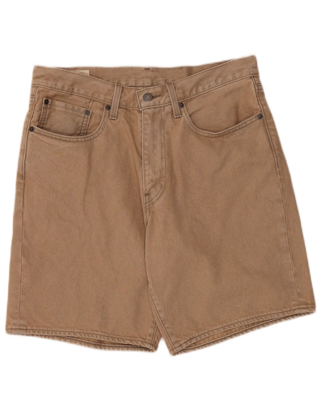 Pantaloncini di jeans da uomo Levi's W31 cotone beige medio