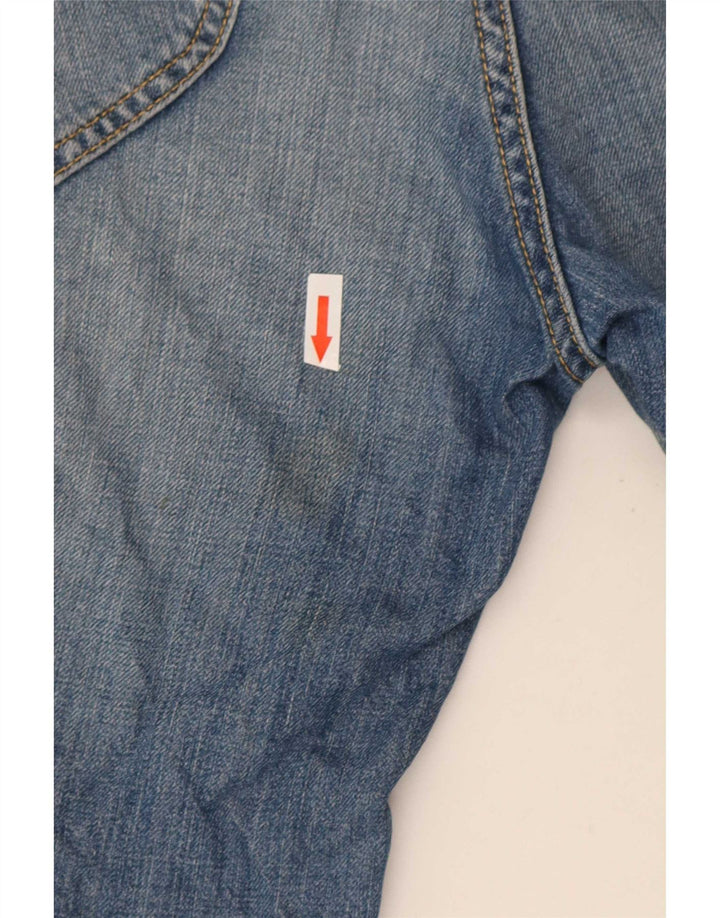 Pantaloncini di jeans da uomo Lee W31 cotone blu medio