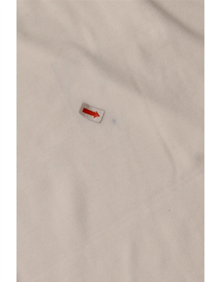 Polo grafica da donna GAS UK 18 XL cotone bianco