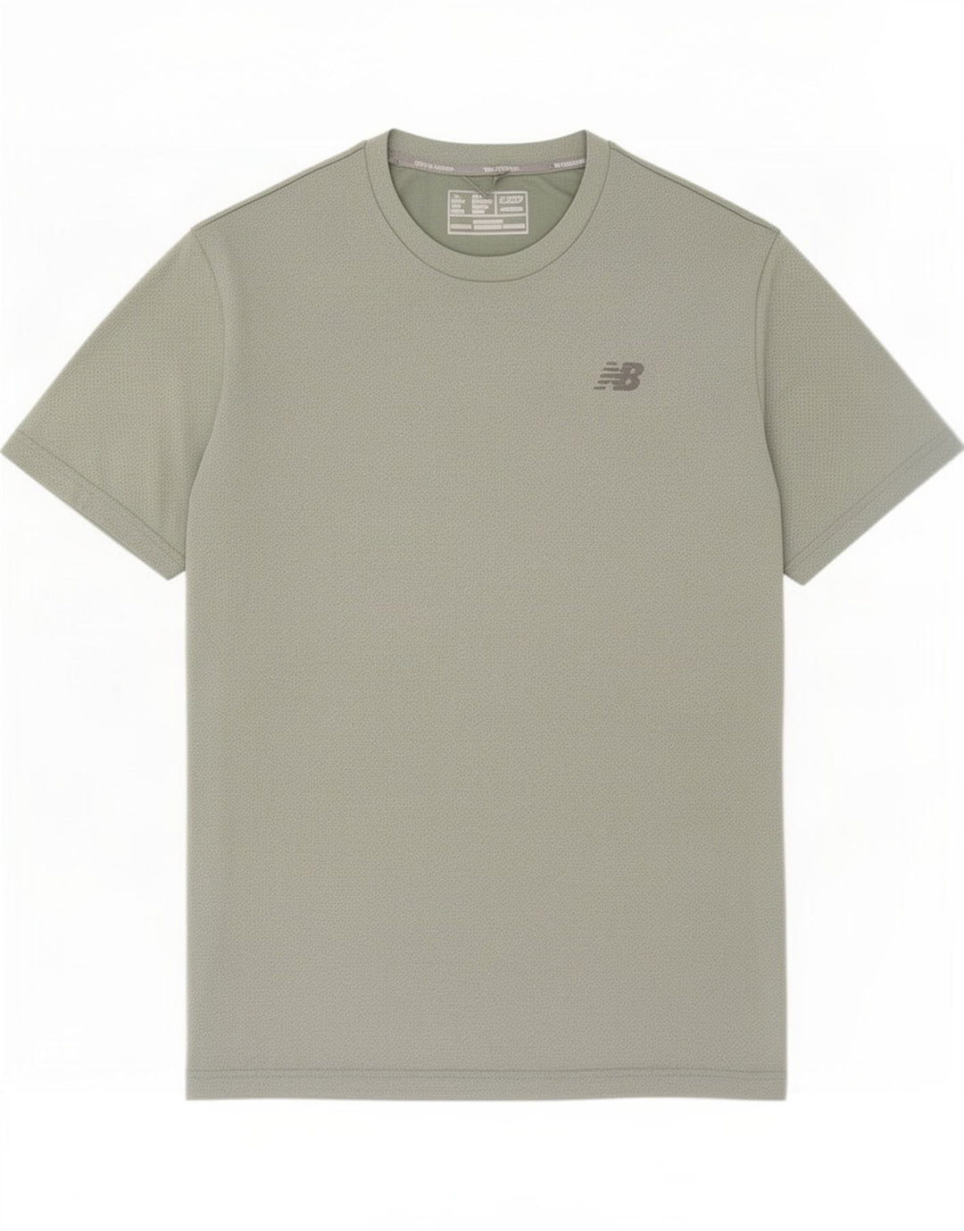 T-shirt da uomo New Balance Top in poliestere verde medio