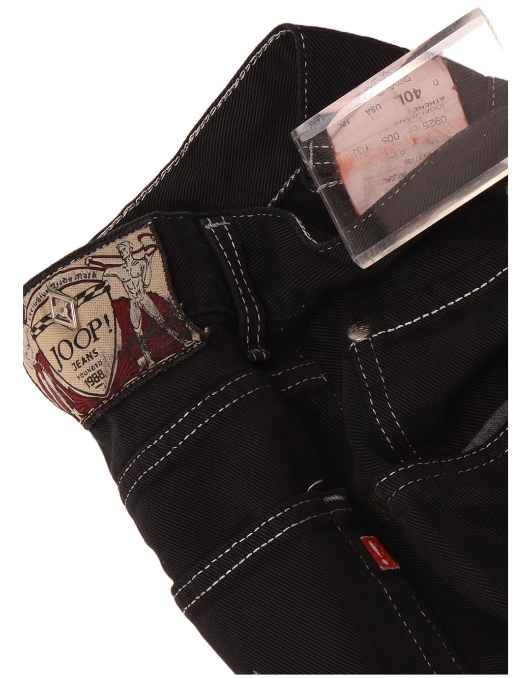 Jeans Joop affusolati a vita alta da donna EU 40 medio W26 L30 neri