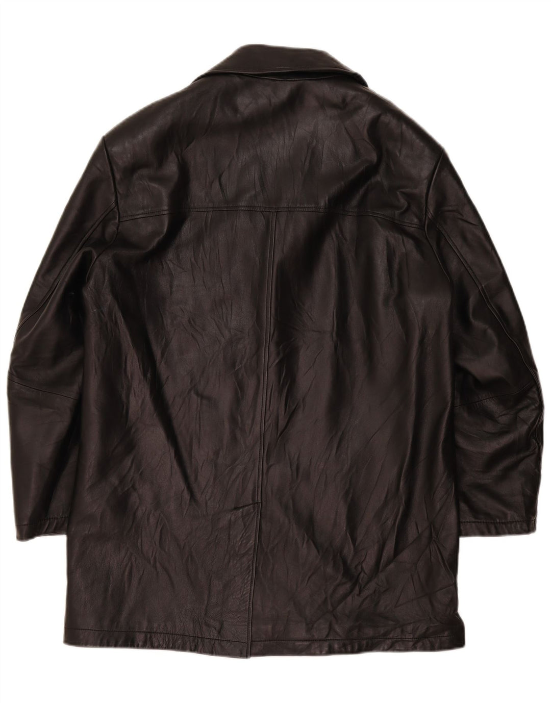 Cappotto in pelle da uomo privato IT 52 XL Nero