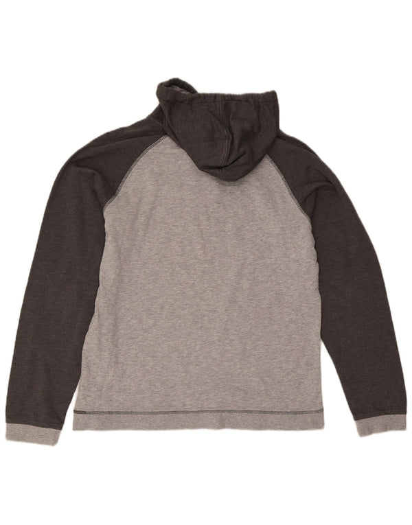 Jack & Jones Felpa con cappuccio grafica da uomo XL Cotone grigio