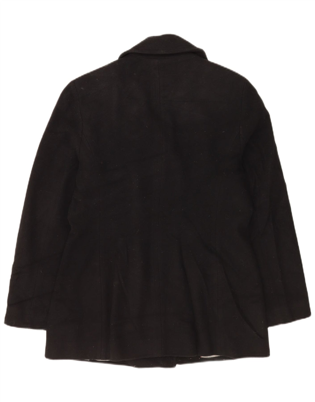 Caban da donna Calvin Klein US 10 Large in lana nera