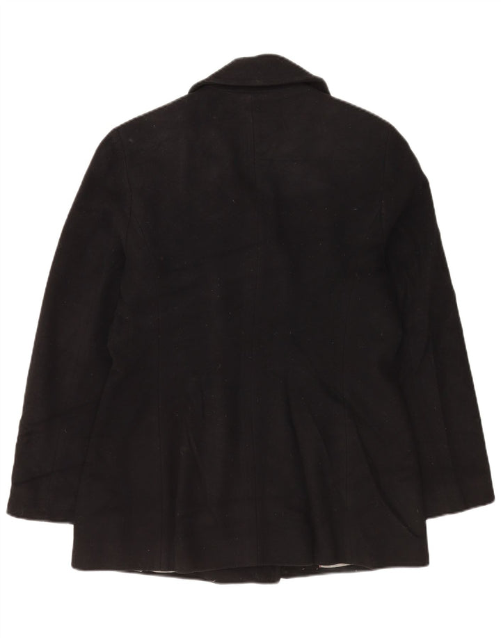 Caban da donna Calvin Klein US 10 Large in lana nera