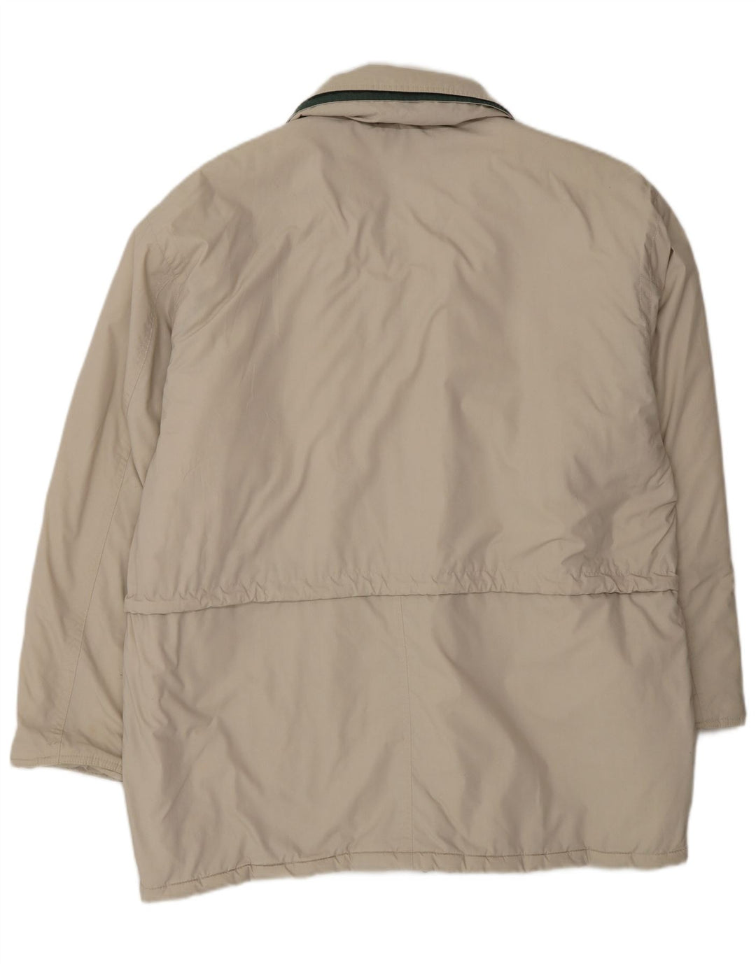 Giacca utilitaria vintage da uomo UK 40 grande poliestere beige