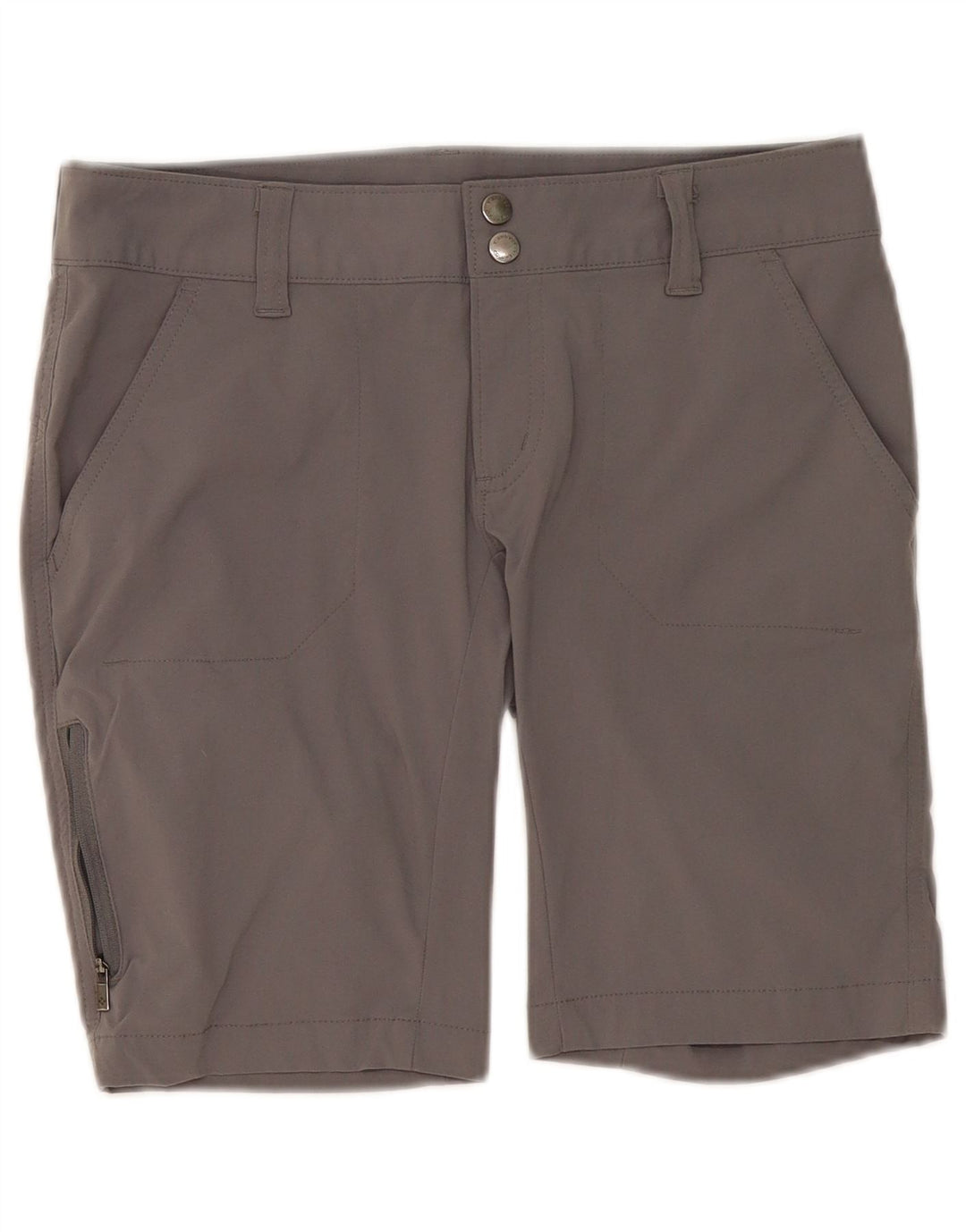 Pantaloncini cargo Columbia da donna US 6 medi W30 nylon grigio