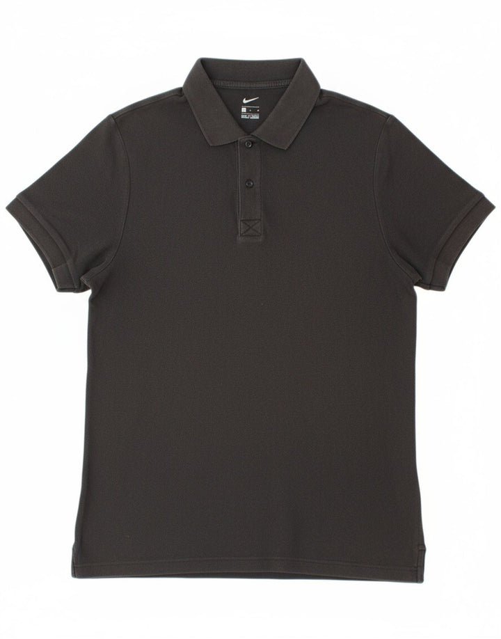 NIKE Mens Polo Shirt Medium Black