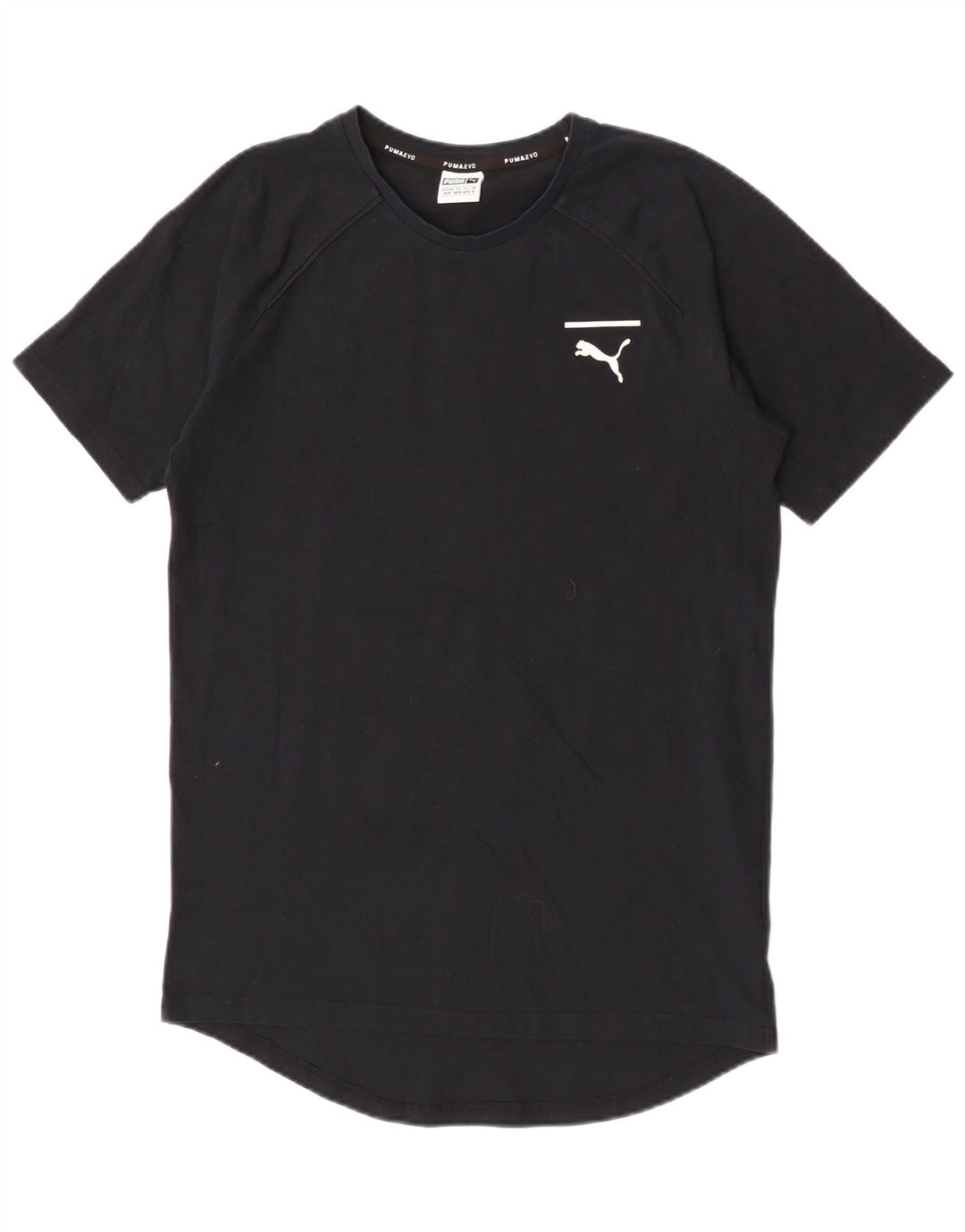 T-shirt grafica da uomo Puma Top in cotone nero medio