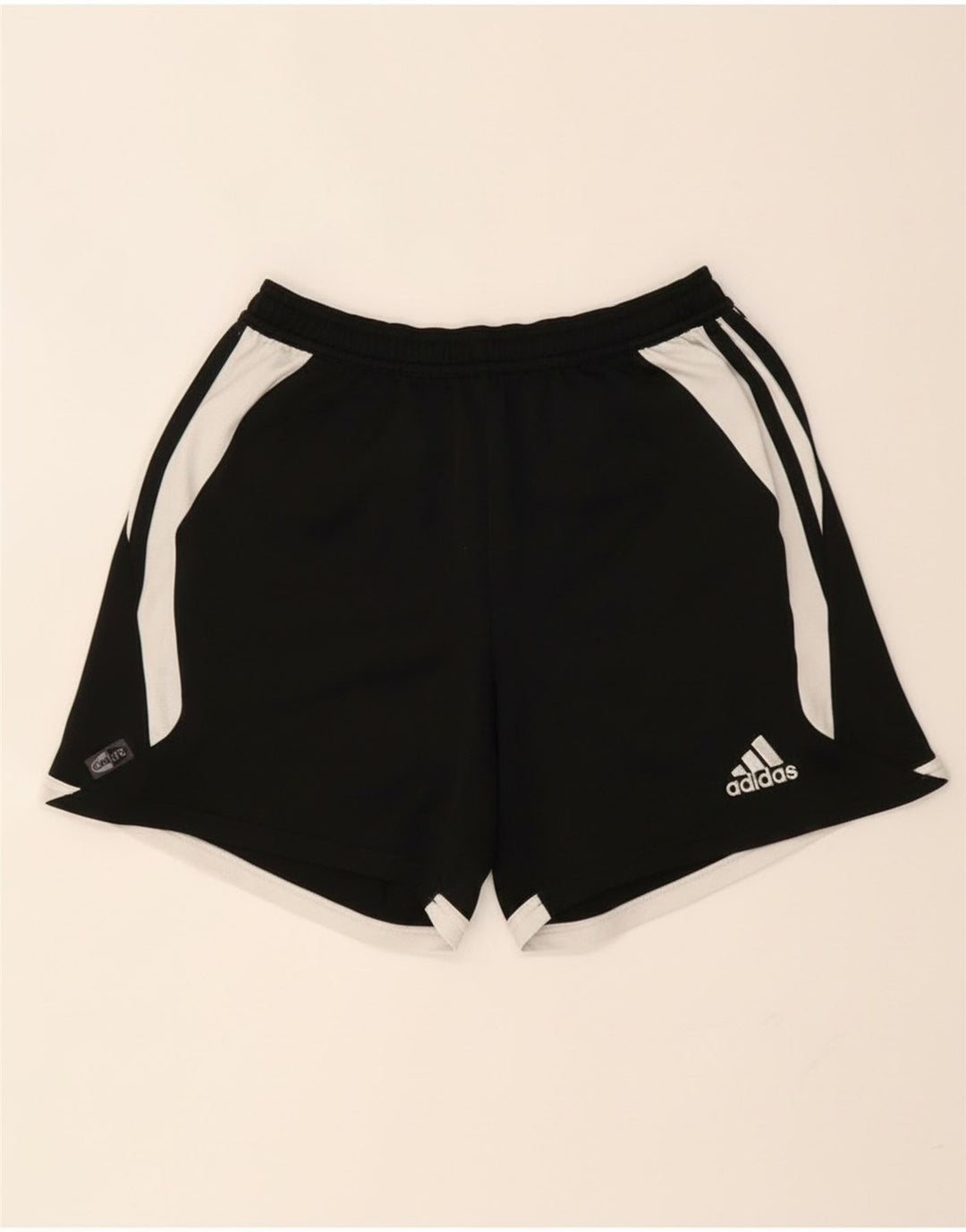 Pantaloncini sportivi Adidas Climalite da uomo, poliestere color block medio nero