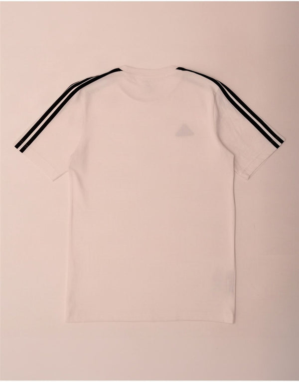 T-shirt Adidas da uomo Top XS in cotone bianco